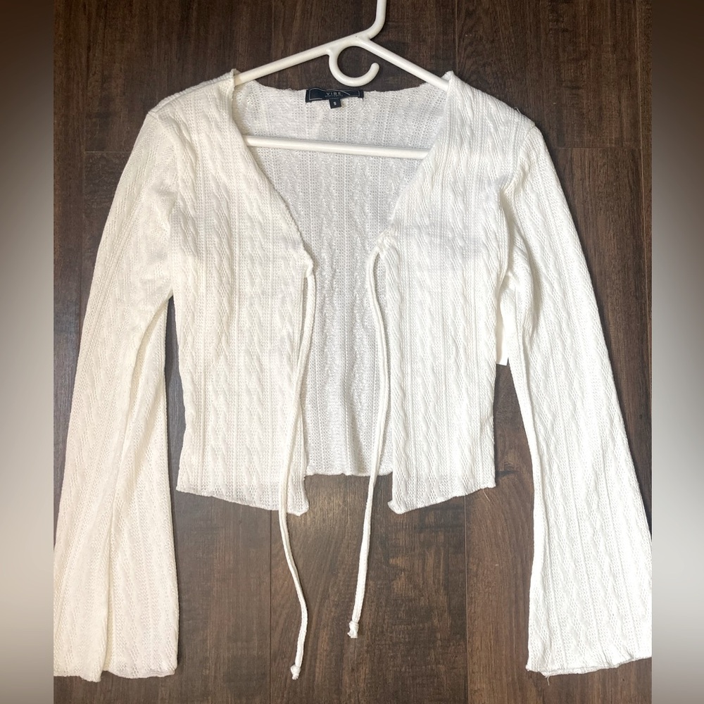 Bell sleeve sweater